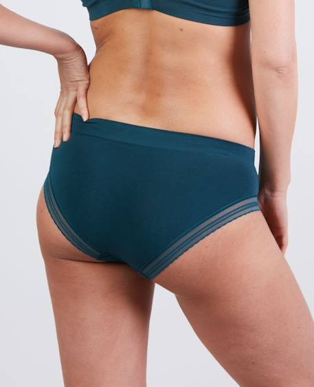 Slip taille basse milk Vert 4 - vertbaudet enfant 