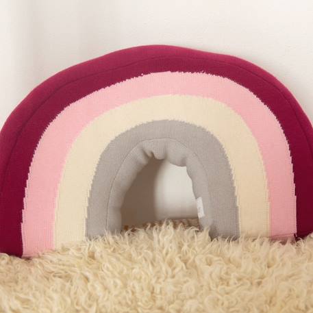 Coussin arc-en-ciel alma Rose+Vert 3 - vertbaudet enfant 