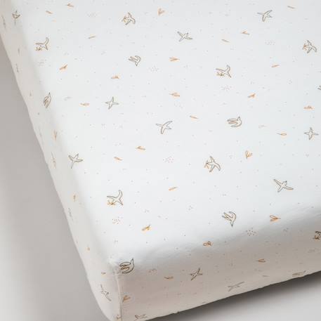 Drap housse coton bio l'envolée 1 personne L'envolée 2 - vertbaudet enfant 