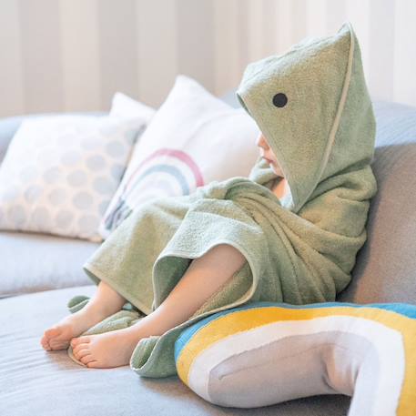 Cape de bain dinosaure Pistache 2 - vertbaudet enfant 