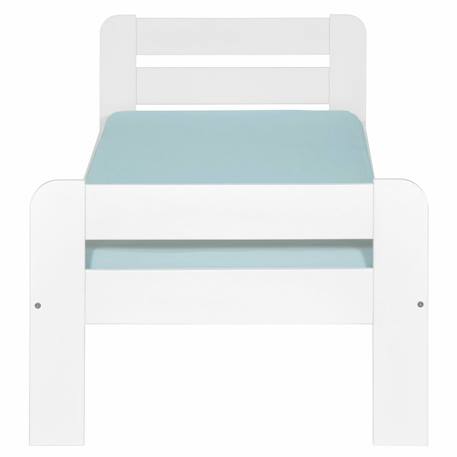 Lit enfant bois massif sundy Blanc 5 - vertbaudet enfant 