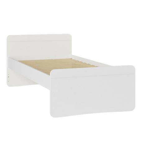 Lit enfant bois massif lilow Blanc+Bois 3 - vertbaudet enfant 