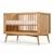 Lit bébé évolutif montessori bois massif marley Blanc+Bois 11 - vertbaudet enfant 