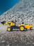 Tractopelle à pédales avec remorque Jaune Komatsu+Vert Claas 4 - vertbaudet enfant 