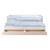 Pack lit banquette gigogne avec 2 matelas bois massif alma Blanc+Bois naturel 2 - vertbaudet enfant 