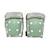 Set 2 protections imprimés enfants xxs (coudes et genoux) Rose pastel+Vert emeraude+Vert sauge 8 - vertbaudet enfant 