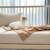 Drap housse bébé percale de coton bio rayé Rayé ambre+Rayé lin+Rayé peach+Rayé tilleul 3 - vertbaudet enfant 