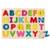 Puzzle d'encastrement alphabet majuscules a-z à motifs Multicolore 1 - vertbaudet enfant 
