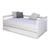 Lit banquette gigogne bois massif izao Blanc+Bois naturel 3 - vertbaudet enfant 