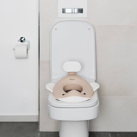 Réducteur de toilette baleine Aquamarine+Gris clair+Gris foncé+Peach+Pistache+Rose pâle+Vieux rose 22 - vertbaudet enfant 