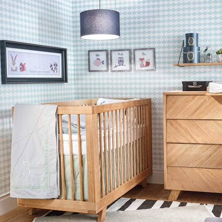 Lit évolutif bébé montessori bois massif kyoto Bois naturel 5 - vertbaudet enfant 