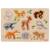 Puzzle à boutons animaux des bois 9 éléments Multi-coloured 1 - vertbaudet enfant 