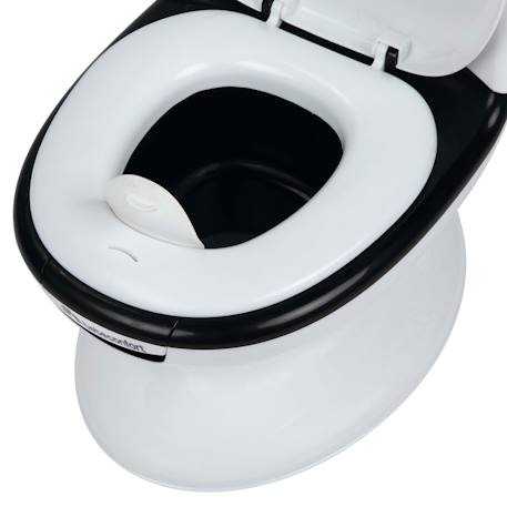 Mini toilette panda, pot avec bruit de chasse d'eau, panda Blanc et bleu+Blanc et marron+Blanc et noir+Blanc et rose 11 - vertbaudet enfant 