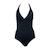 Maillot de bain menstruel 1 pièce femme Noir+Prune 1 - vertbaudet enfant 