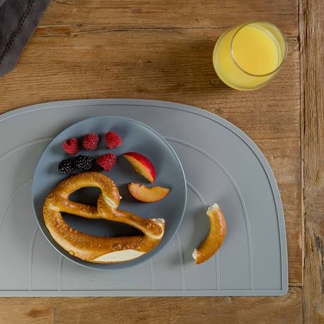 Set de table arc-en-ciel Aquamarine+Gris clair+Gris foncé+Taupe+Vieux rose 16 - vertbaudet enfant 