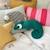 Doudou peluche caméléon Vert 4 - vertbaudet enfant 