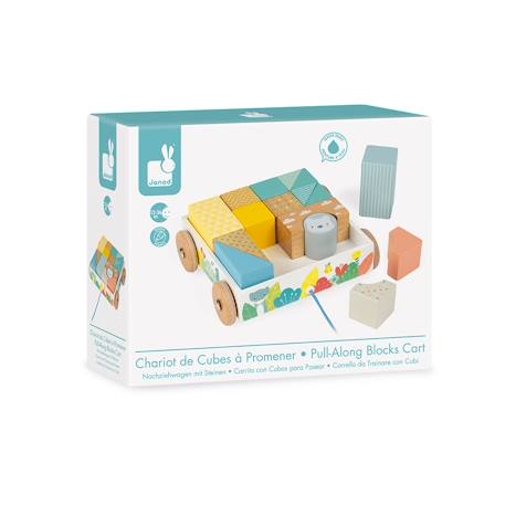 Chariot de cubes à promener pure Rose 6 - vertbaudet enfant 