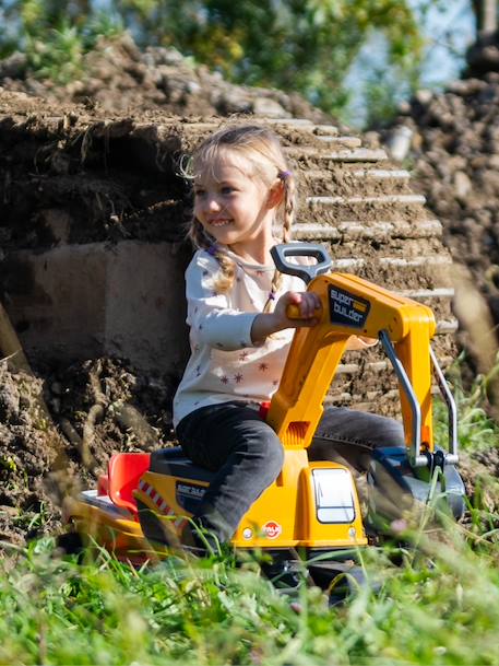 Pelleteuse super builder entièrement articulée avec remorque avec tamis et jeux de sable Jaune 6 - vertbaudet enfant 