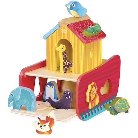 Arche des animaux des formes Jaune 2 - vertbaudet enfant 