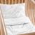 Drap housse bébé satin de coton bio lavé Ambre+Blanc craie+Brun+Cyprès+Lin+Peach+Tilleul 10 - vertbaudet enfant 