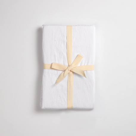 Drap housse 1 personne satin de coton bio lavé Ambre+Blanc craie+Cyprès+Lin+Peach+Tilleul 12 - vertbaudet enfant 