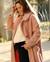 Manteau long de maternité oversize léonie Rose 4 - vertbaudet enfant 