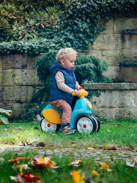 Draisienne strada - Scooter à roues silencieuses Bleu et jaune+Crème et rose 6 - vertbaudet enfant 
