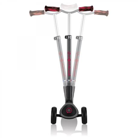 Trottinette master prime 3 roues pliable Noir-rouge+Noir-vert 3 - vertbaudet enfant 
