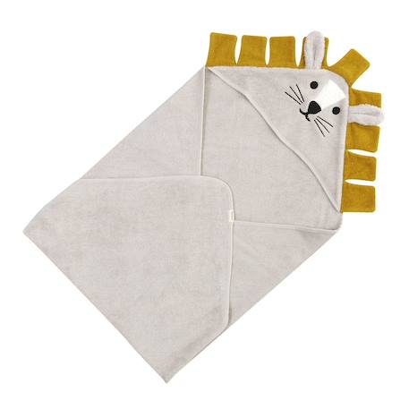Cape de bain lion Gris 6 - vertbaudet enfant 