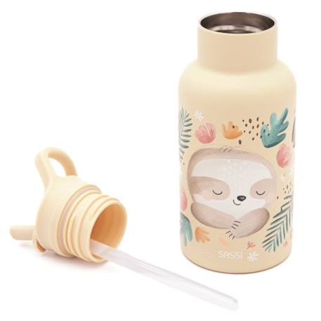 Gourde pour enfant en inox isotherme Beige+Bleu+Orange+Rose+Vert 5 - vertbaudet enfant 