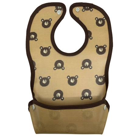Bavoir malin® (tracteur) Fleurs indiennes+Grandes fleurs+Mouton+Ourson+Petites fleurs+Tigre+Tracteur 10 - vertbaudet enfant 