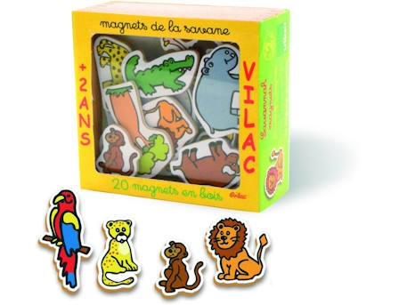 Magnets savane Jaune 1 - vertbaudet enfant 
