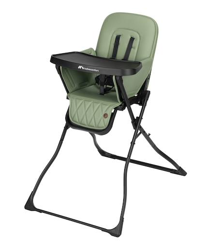Chaise haute bébé ultra compacte mallow Mineral green 1 - vertbaudet enfant 