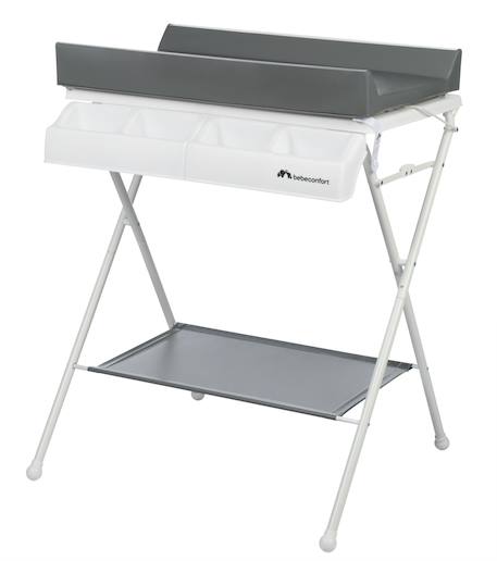 Table à langer et baignoire bébé 2 en 1 bellis Mineral gray 1 - vertbaudet enfant 