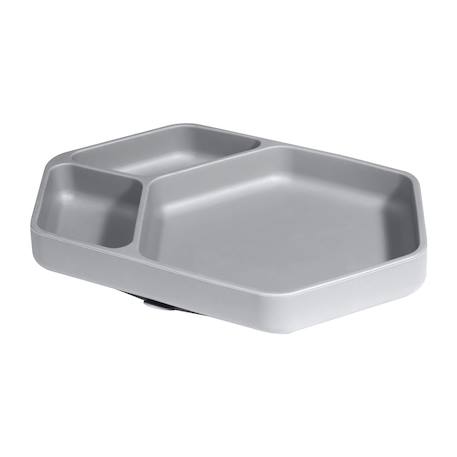 Assiette à compartiments avec ventouse Gris foncé 5 - vertbaudet enfant 