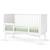 Lit bébé évolutif montessori bois massif marley Blanc+Bois 2 - vertbaudet enfant 