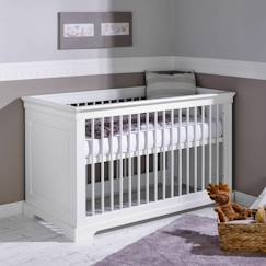 Chambre et rangement-Lit bébé évolutif montessori bois massif lila