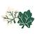 Coussin chambre enfant petites feuilles little fall Vert 1 - vertbaudet enfant 