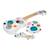 Set de 3 instruments de musique pour enfant avec guitare, tambourin et maracas à pois Blanc 1 - vertbaudet enfant 