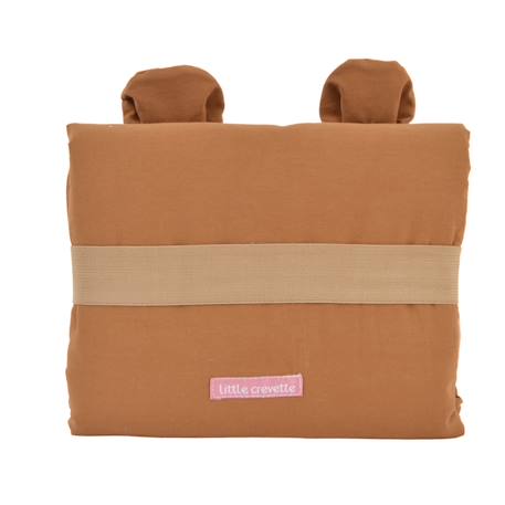 Tapis à langer de voyage coton bio ourson Bleu marine+Bois de rose+Caramel 12 - vertbaudet enfant 