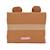 Tapis à langer de voyage coton bio ourson Bleu marine+Bois de rose+Caramel 12 - vertbaudet enfant 