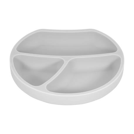 Assiette à compartiments avec ventouse aquamarine+gris clair+gris foncé+menthe+Rose foncé+rose pâle 11 - vertbaudet enfant 