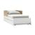 Pack lit bébé combiné et évolutif avec matelas charlie Blanc et bois 5 - vertbaudet enfant 