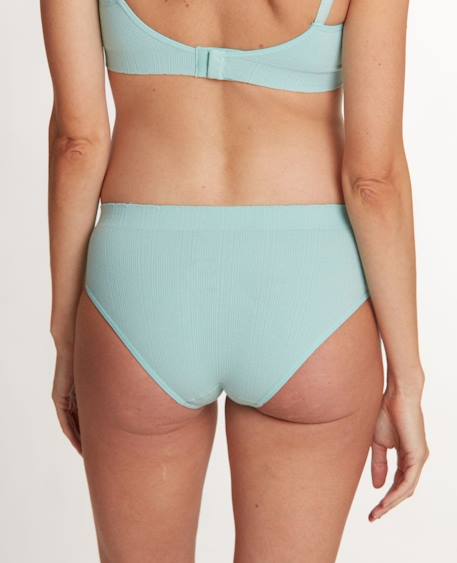 Slip taille basse de maternité zoé Vert d'eau 3 - vertbaudet enfant 