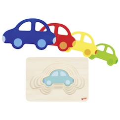 Jouet-Jeux éducatifs-Puzzles-Puzzle à couches la voiture 5 éléments