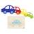 Puzzle à couches la voiture 5 éléments Multi-coloured 1 - vertbaudet enfant 