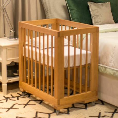 Lit évolutif bébé montessori bois massif kyoto Bois naturel 6 - vertbaudet enfant 
