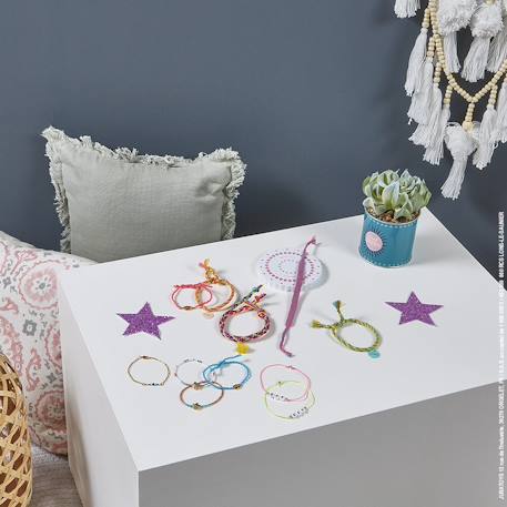Bracelets de l'amitié à créer Rose 2 - vertbaudet enfant 