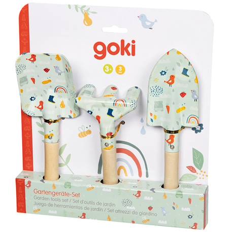 Set outils de jardin 3 pièces Multi-coloured 1 - vertbaudet enfant 
