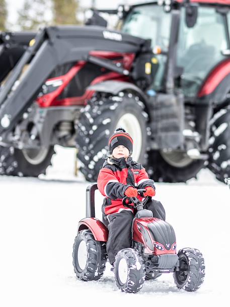 Tracteur à pédales avec remorque Bleu New Holland+Rouge Massey Ferguson+Rouge nacré 18 - vertbaudet enfant 